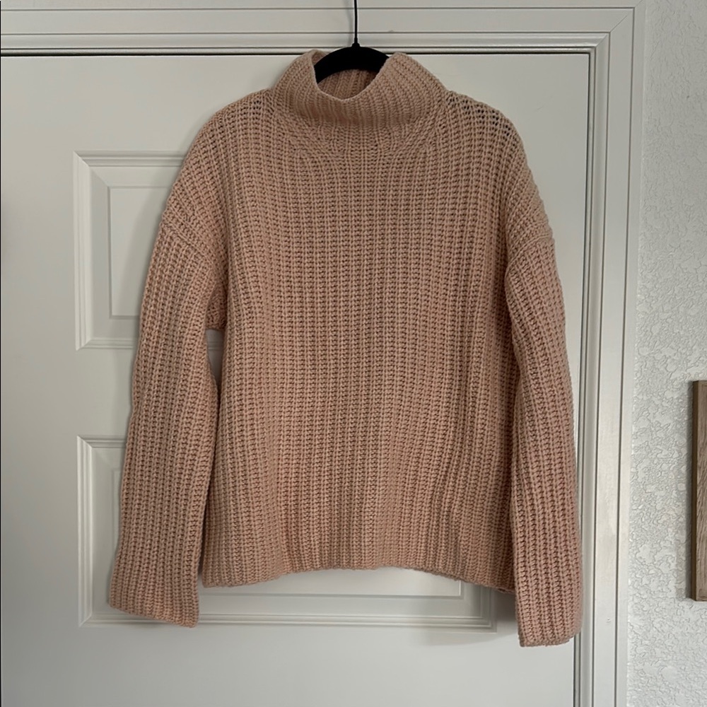 Vince Blush Cowl Neck Sweater. Worn once. Summer/Spring lightweight.